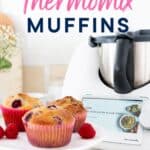 Muffins in front of a Thermomix.