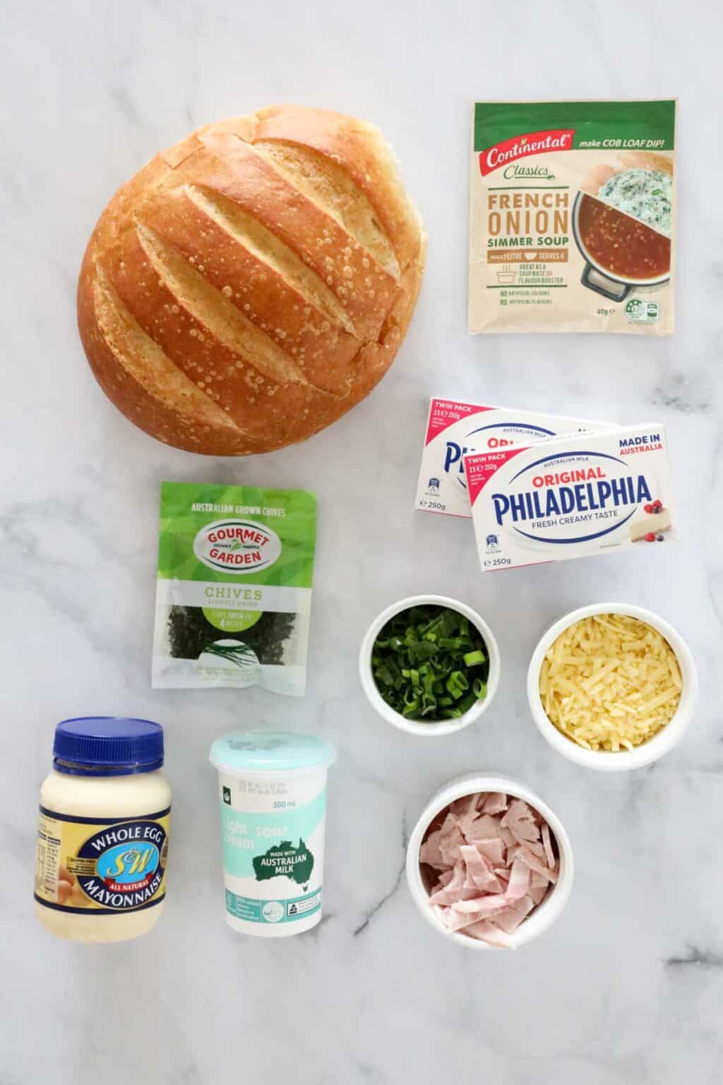 The BEST EVER French Onion Cob Loaf Bake Play Smile