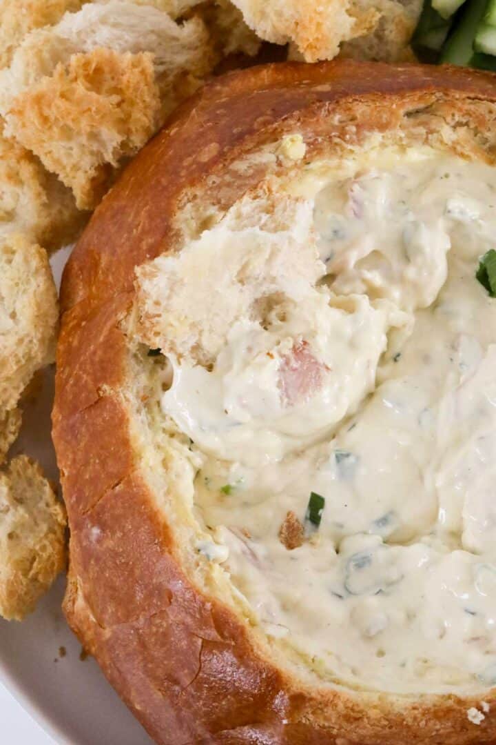 The BEST EVER French Onion Cob Loaf Bake Play Smile