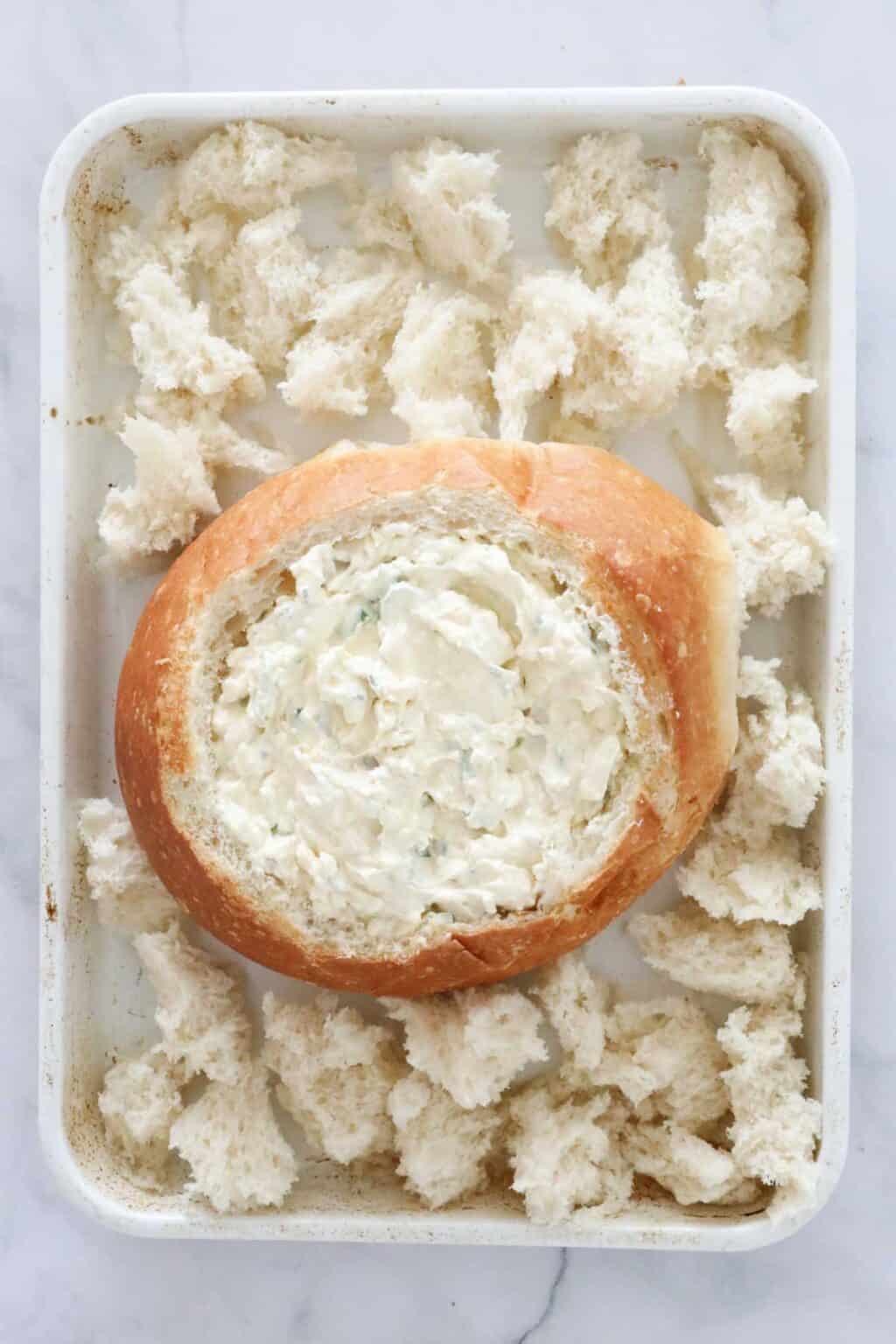 The BEST EVER French Onion Cob Loaf Bake Play Smile