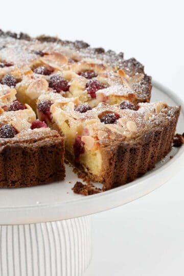 Raspberry Frangipane Tart - Bake Play Smile