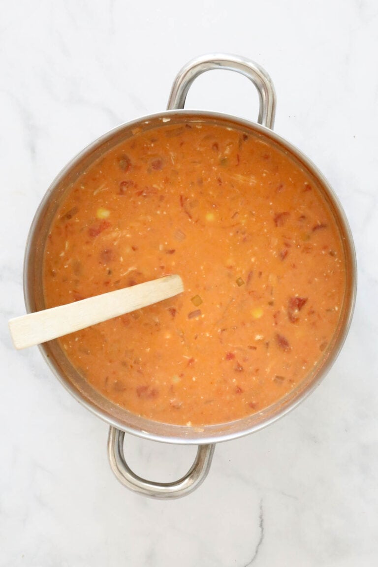 Creamy Chicken Taco Soup | 30 Minute Recipe - Bake Play Smile