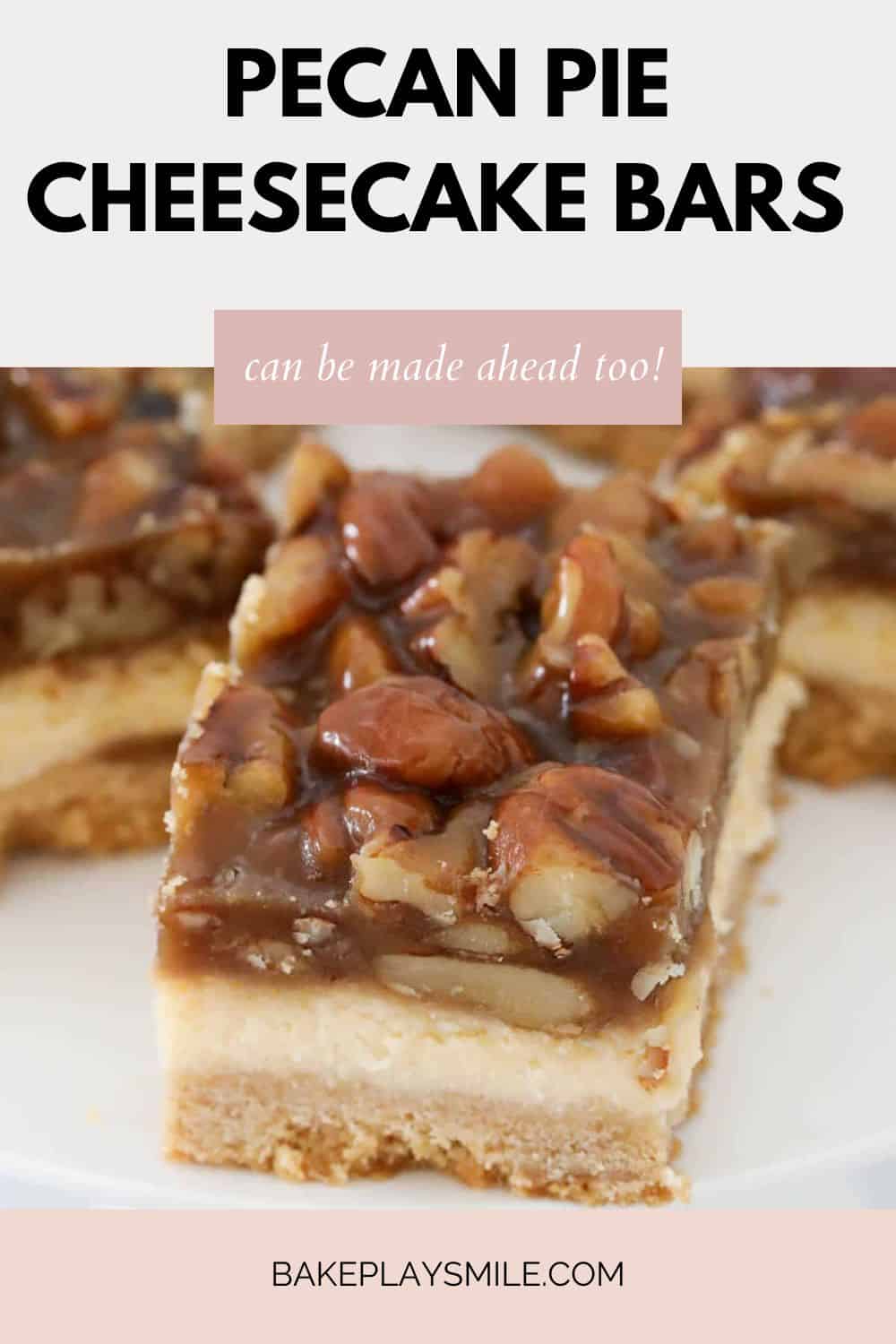 Baruri de cheesecake cu plăcintă pecan